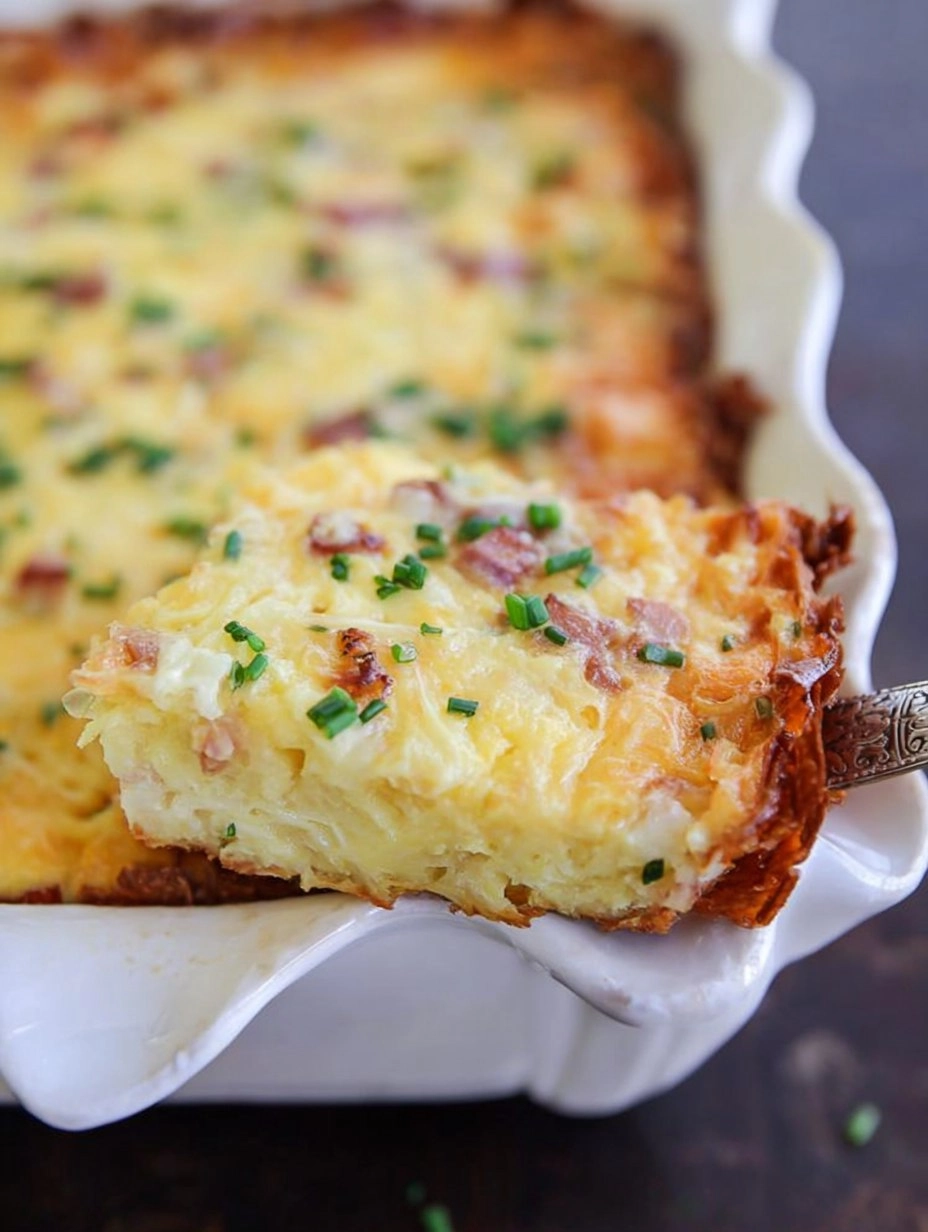 Cheesy Hash Brown Egg Bake (Crowd-Pleasing Easter Brunch Casserole)