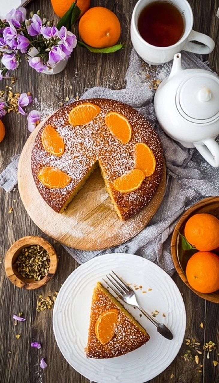 Clementine & Almond Flour Tea Cake (Naturally Gluten-Free)