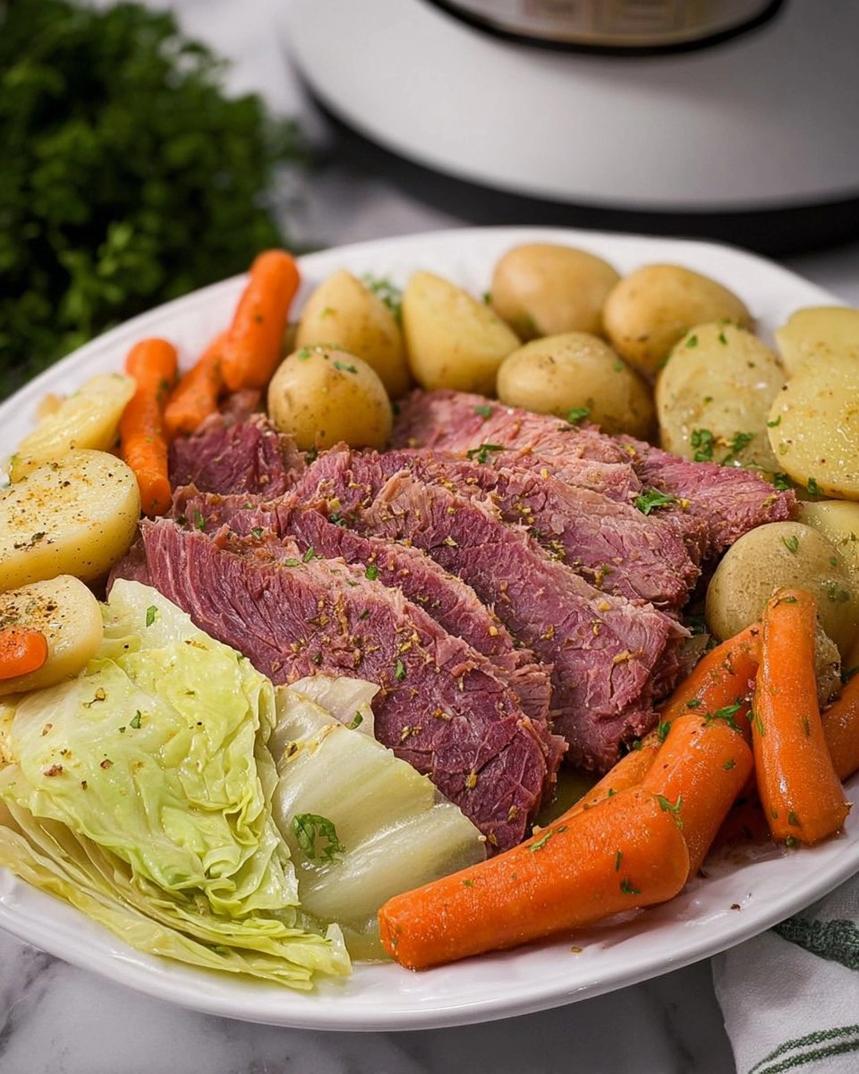 Corned Beef & Cabbage (Crockpot) 