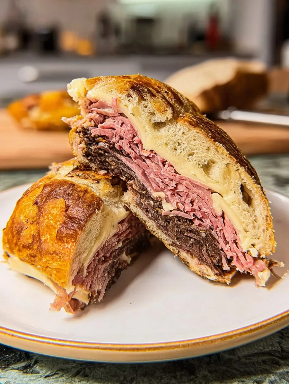 Crockpot Reuben Sandwiches 