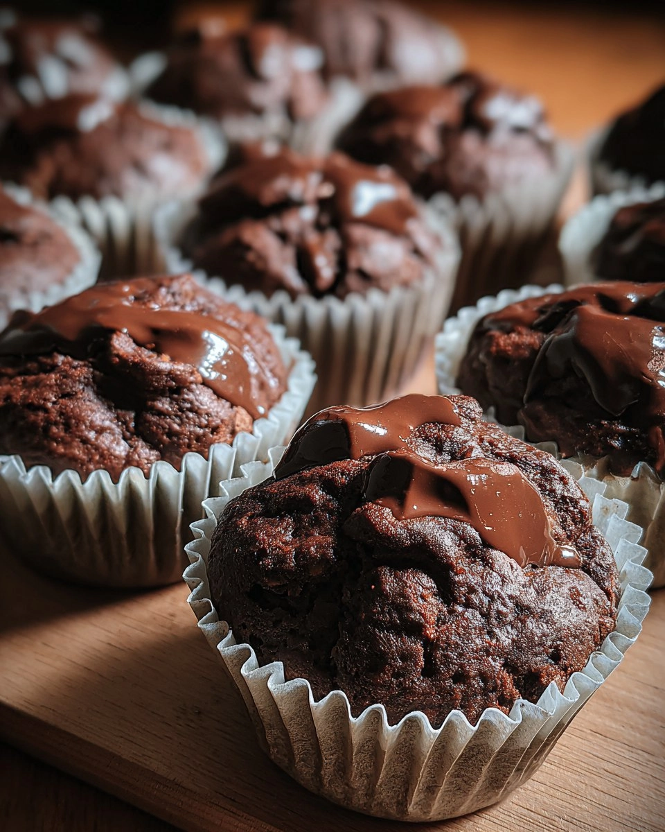 Easy Double Chocolate Muffins