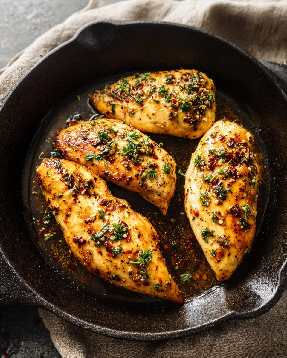 Garlic Butter Baked Chicken Breast 