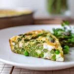 Herb-Goat-Cheese-Frittata-with-Asparagus-and-Peas-Recipe