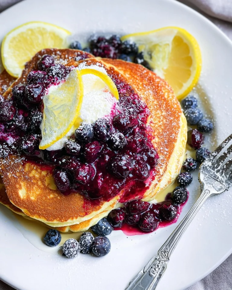 Lemon-Ricotta-Pancakes-with-Warm-Berry-Compote-Recipe