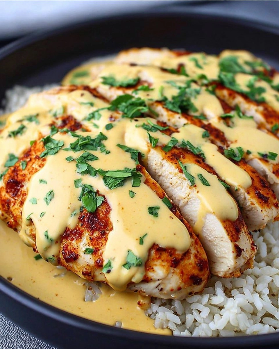 Mexican Chicken with Cheese Sauce