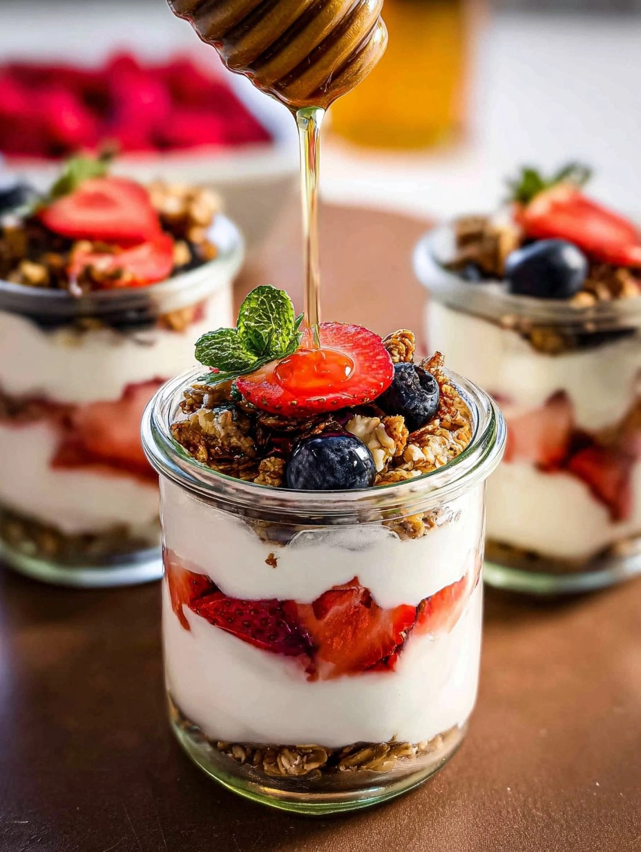 Simple Fruit & Yogurt Parfaits with Granola (Customizable)