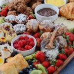 Spring-Brunch-Board-with-Eggs-Pastries-Fruit-Dips-Recipe