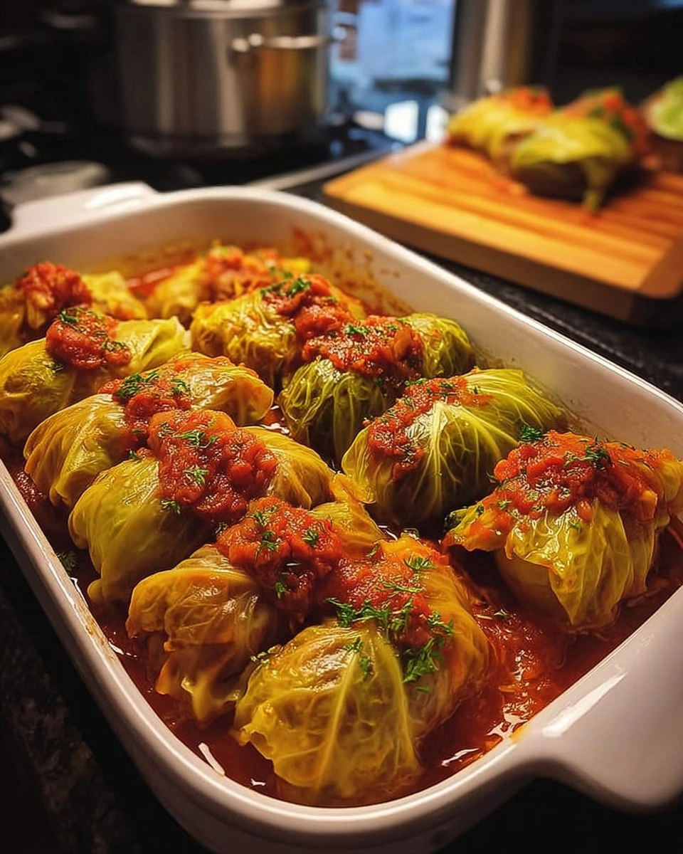Stuffed Cabbage Rolls Recipe | Easy healthy dinner 
