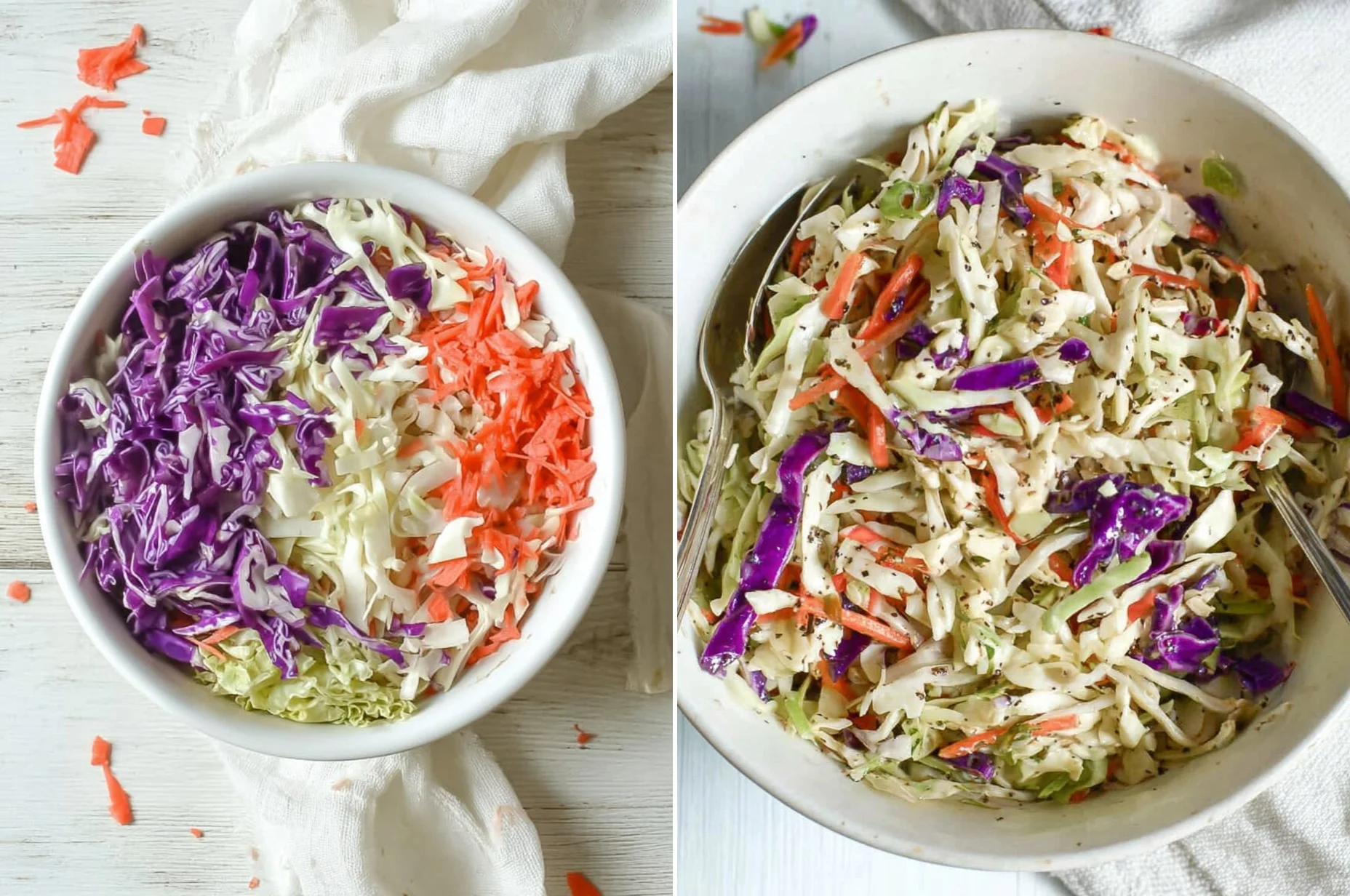 Tangy Vinegar Coleslaw (No Mayo, Summer-Ready)