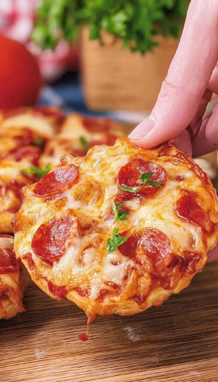Air Fryer Bagel Pizza