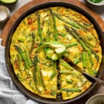 Asparagus-Frittata-with-Goat-Cheese-Sweet-Potatoes-Recipe