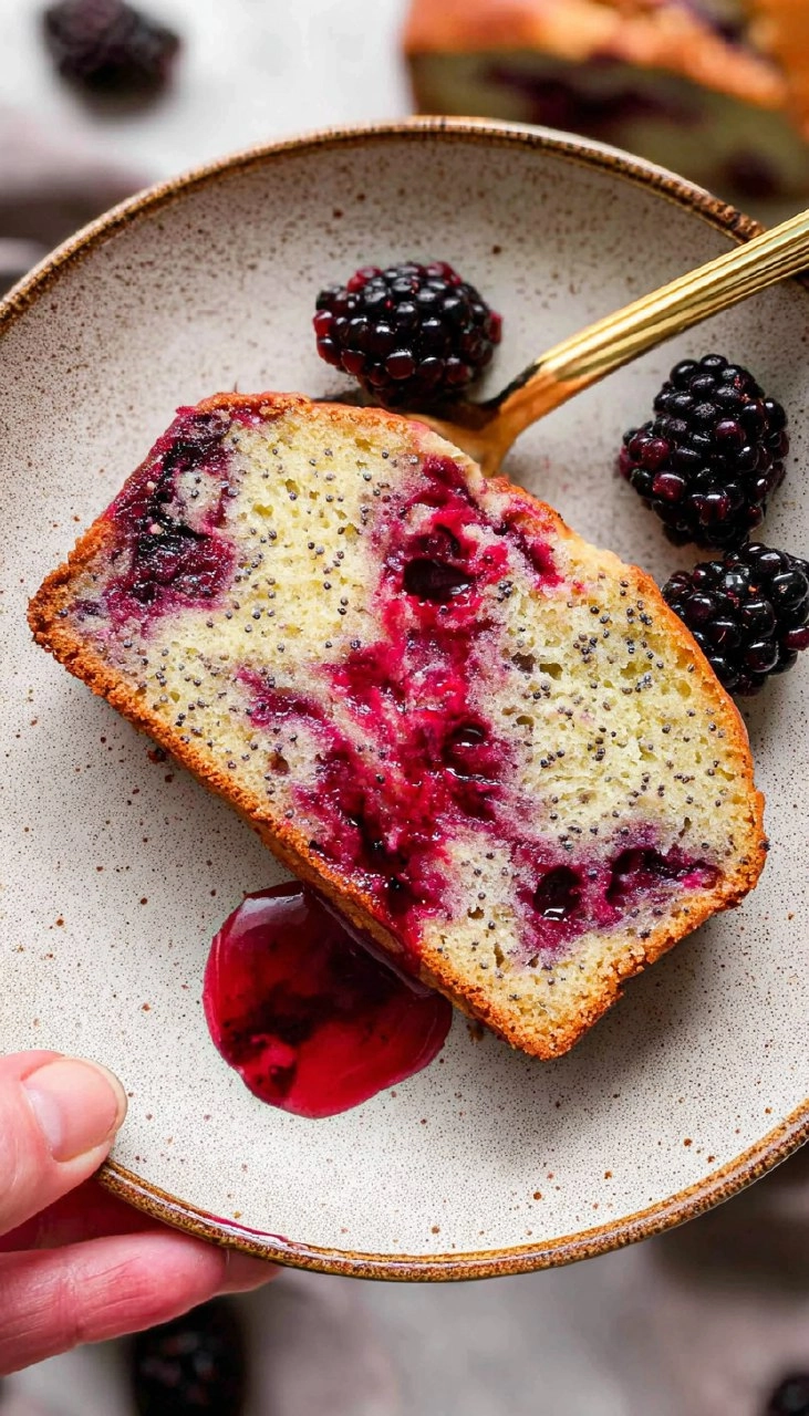 Blackberry Lemon Poppy Seed Loaf
