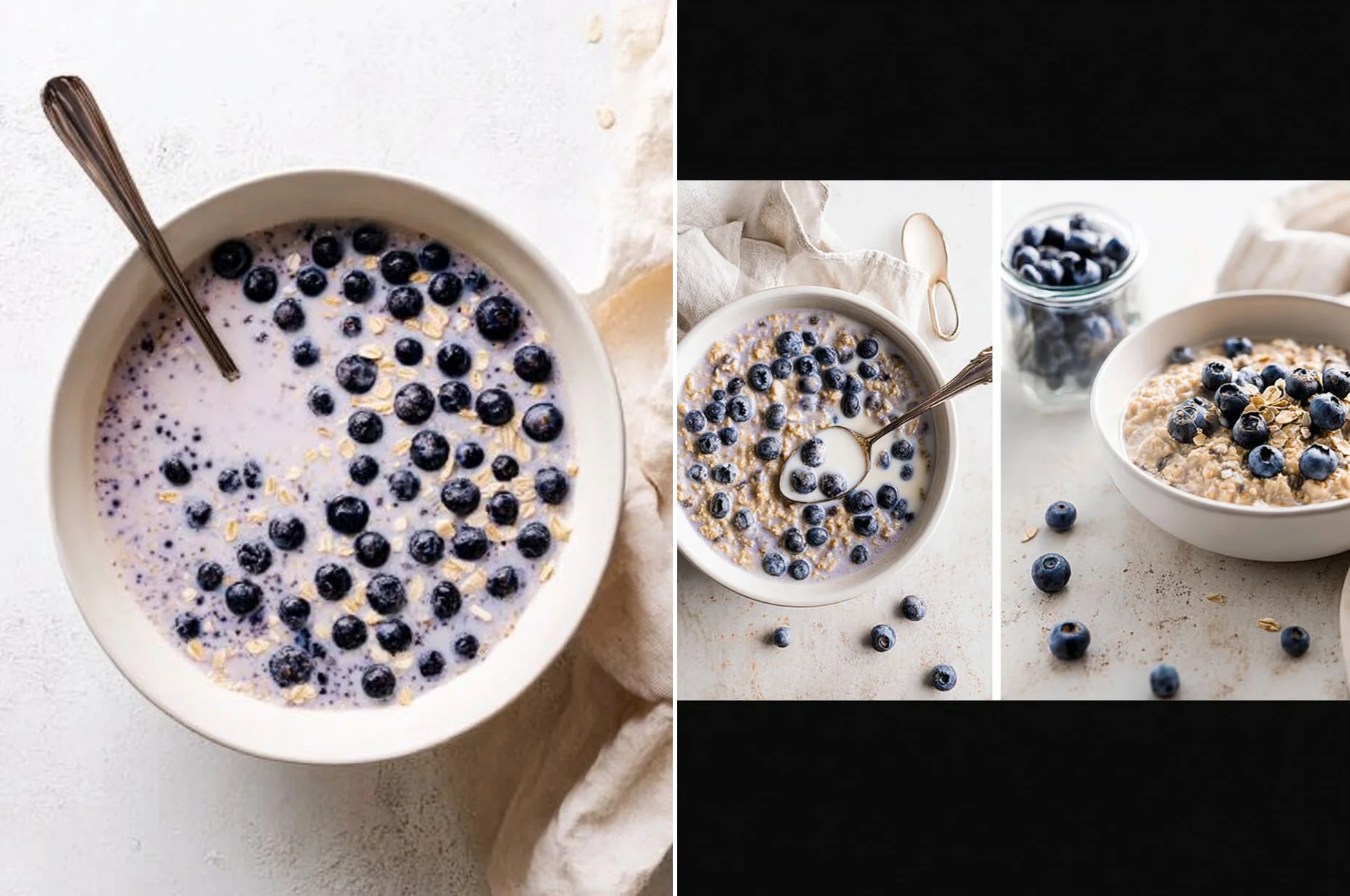 Blueberry Overnight Oats (5-Ingredient, Meal-Prep)