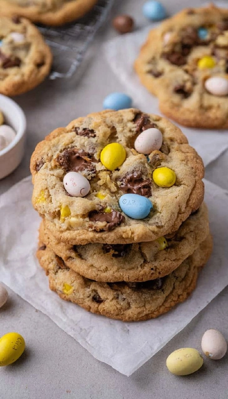 Brown Butter Cadbury Mini Egg Cookies