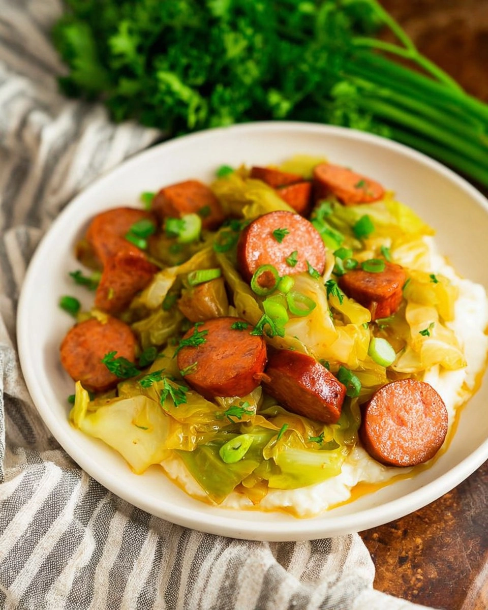 Cabbage and Sausage Skillet