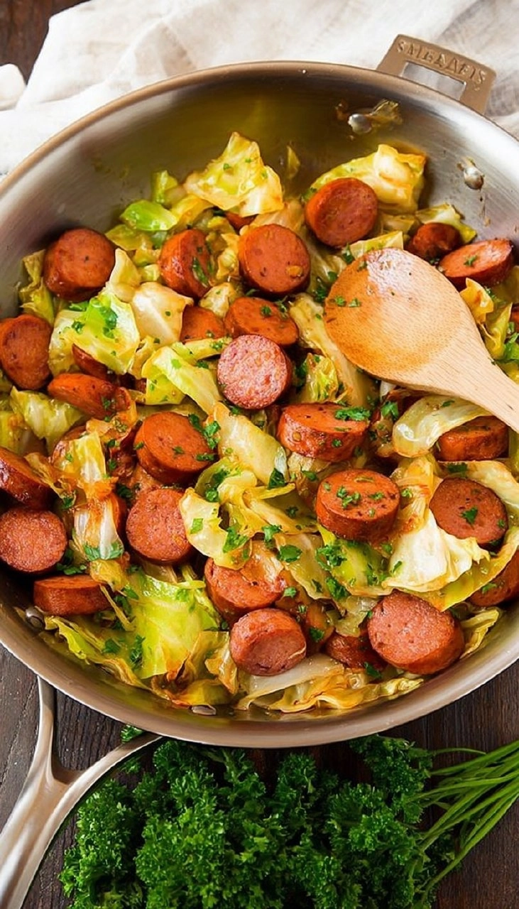 Cabbage and Sausage Skillet