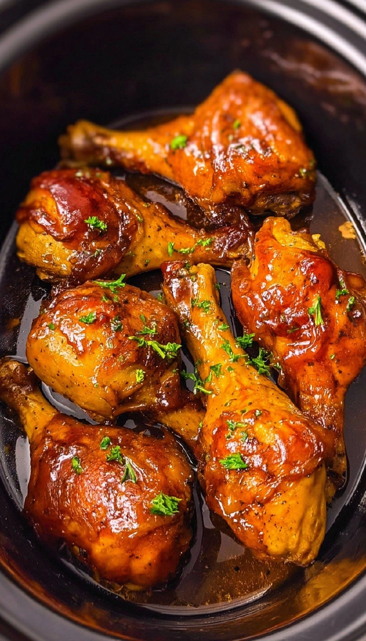 Crockpot Cherry Cola Chicken Drumsticks