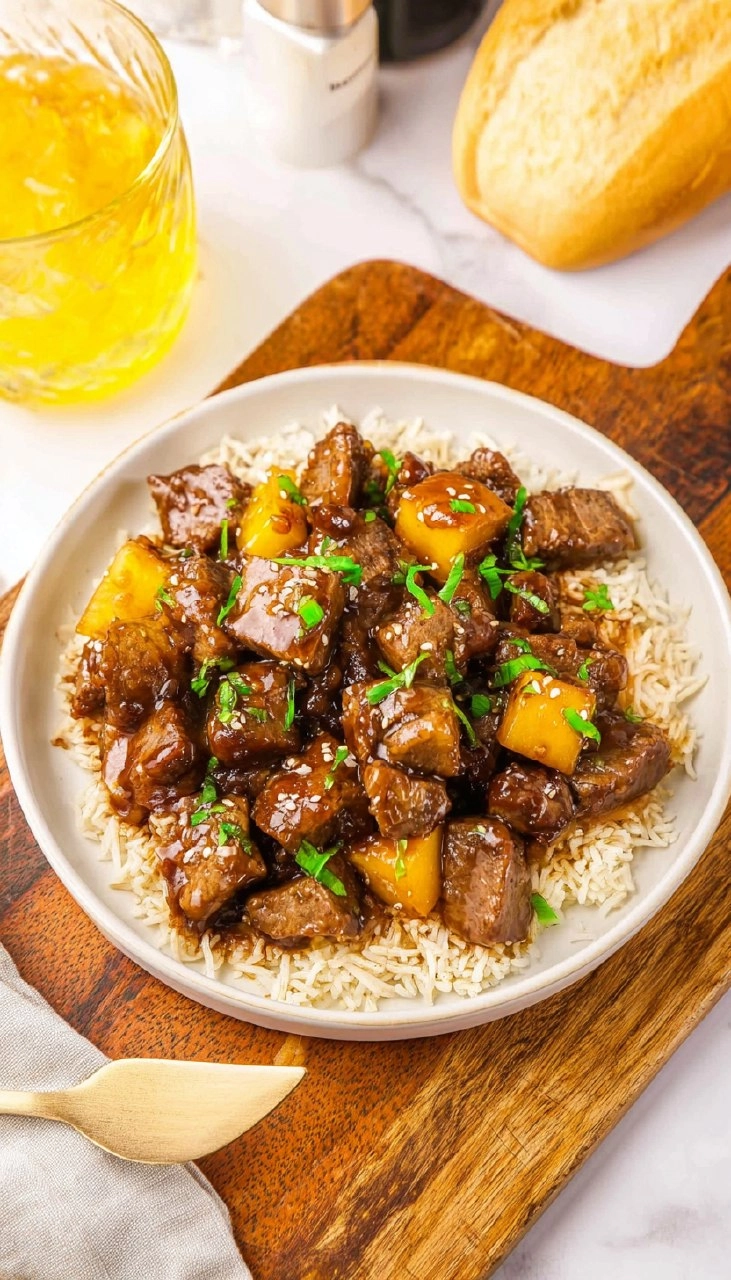 Crockpot Teriyaki Steak Bites