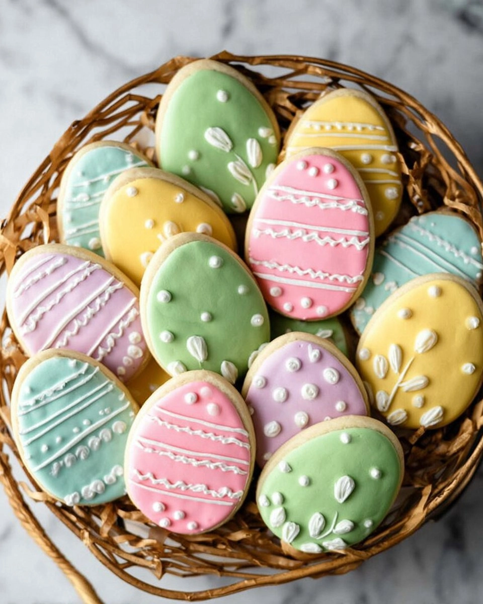 Easter Sugar Cookies with Royal Icing | Decorated Spring Cookie