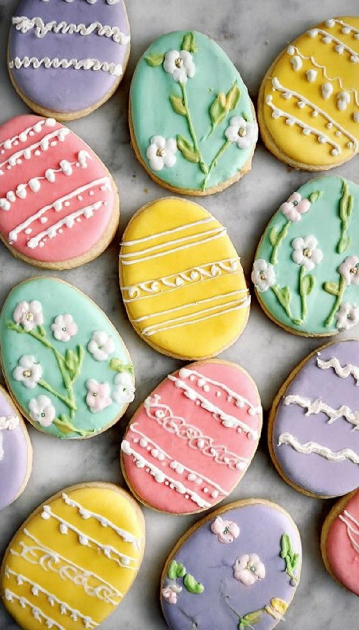 Easter Sugar Cookies with Royal Icing | Decorated Spring Cookie