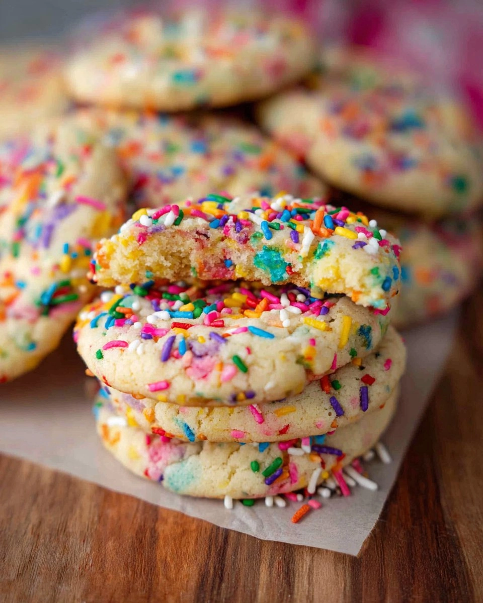Easy Confetti Cookies 