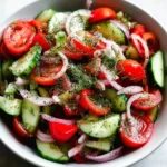 Easy-Cucumber-Tomato-Dill-Salad-Recipe