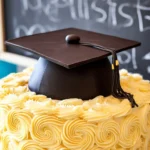 Elegant Graduation Cake with Fondant Cap Topper 106 Elegant-Graduation-Cake-with-Fondant-Cap-Topper-Recipe