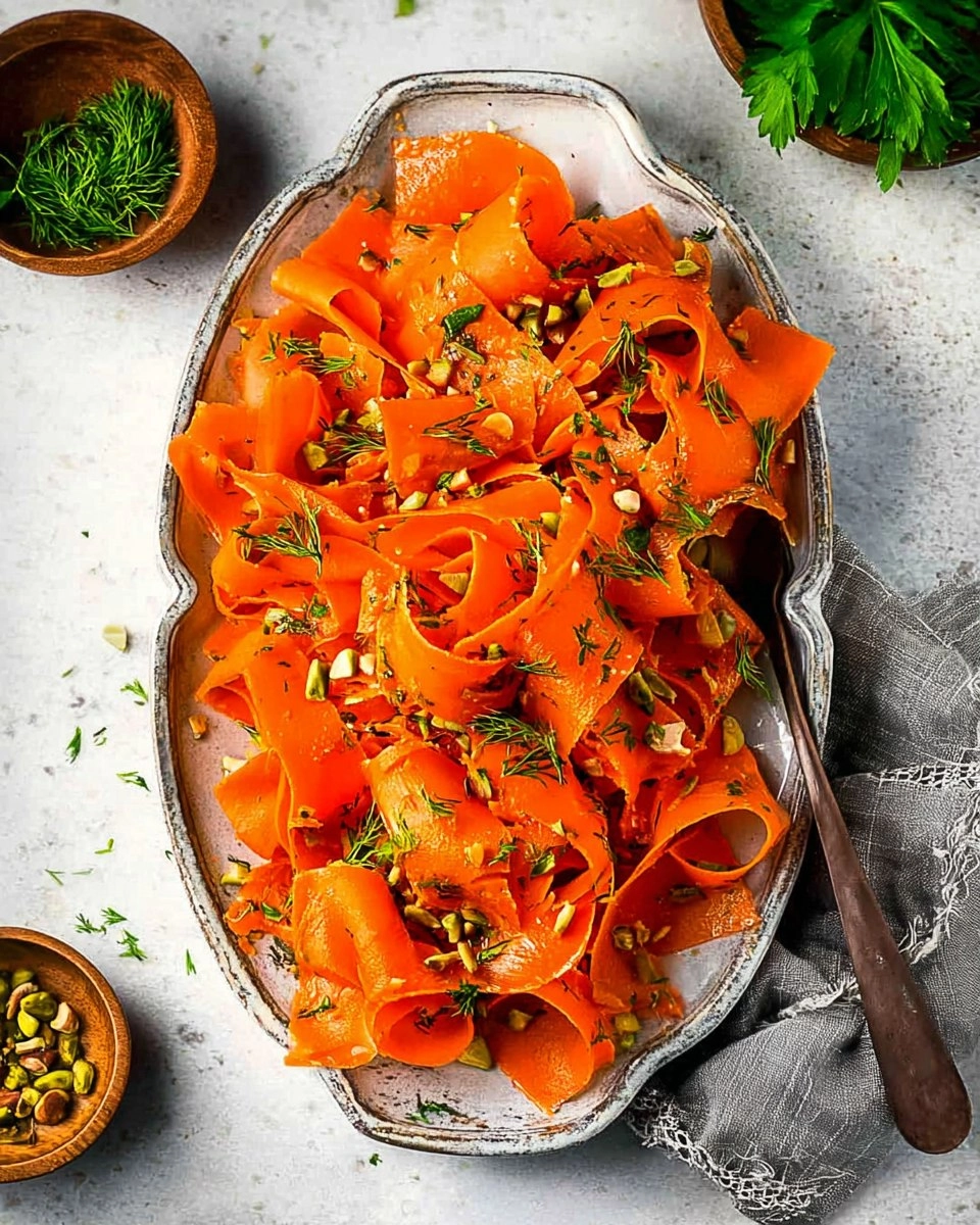 Fresh Carrot Ribbon Salad