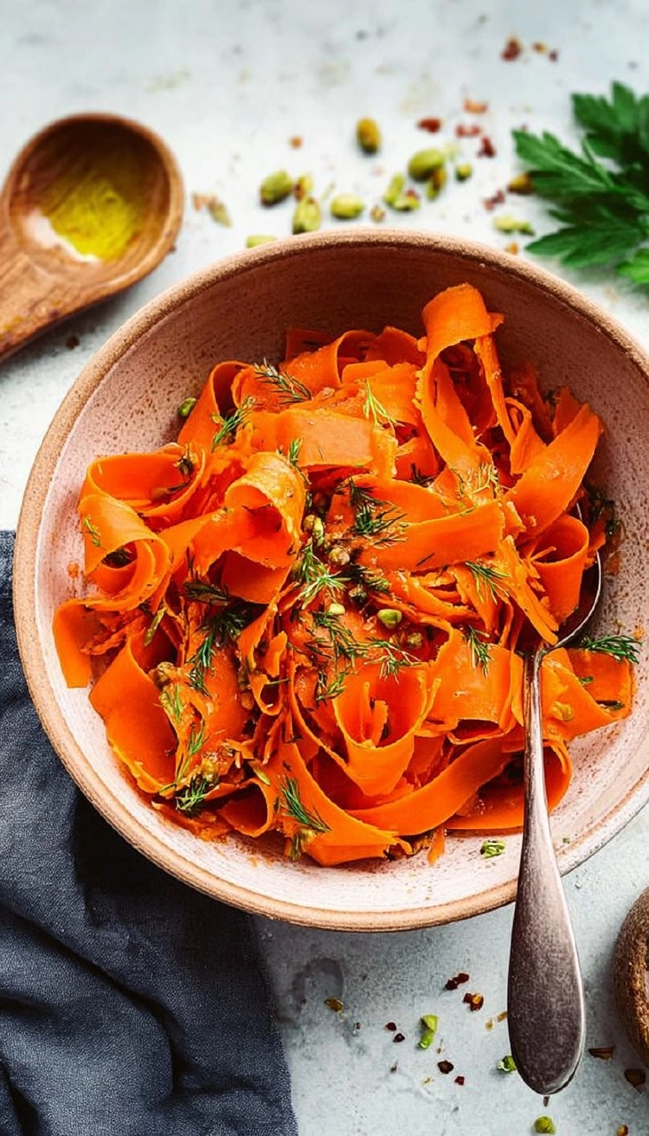 Fresh Carrot Ribbon Salad