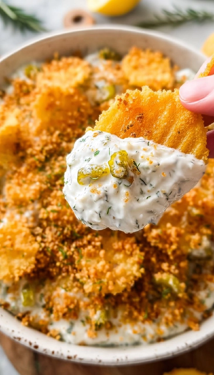 High-Protein Fried Pickle Dip (Viral Recipe)