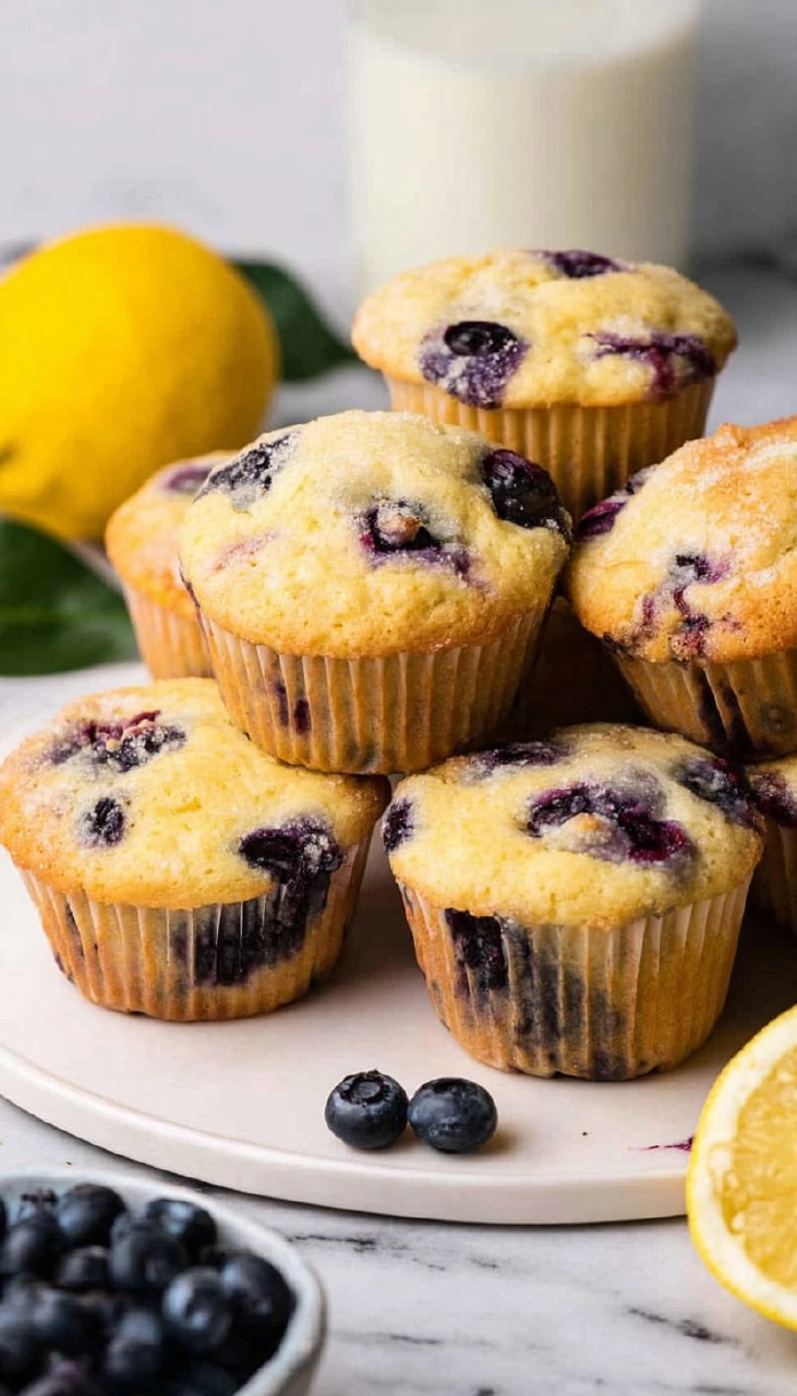 Lemon Blueberry Muffins 115 Lemon Blueberry Muffins