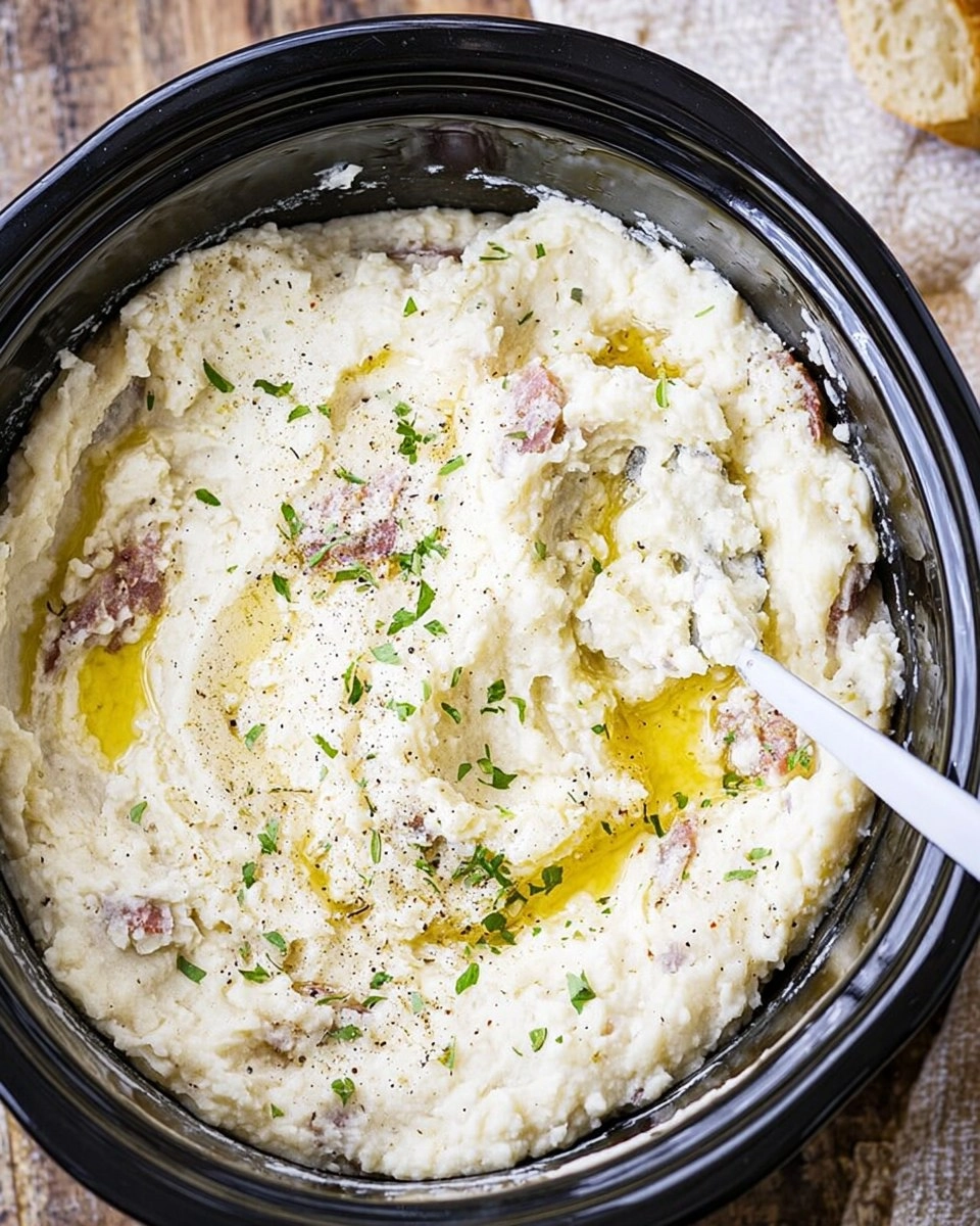 Make Ahead Crockpot Mashed Potatoes