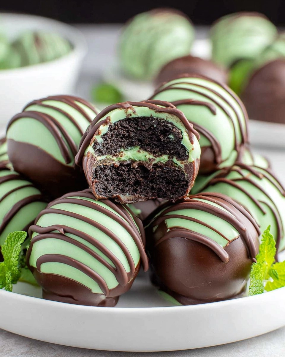 Mint Oreo Truffles