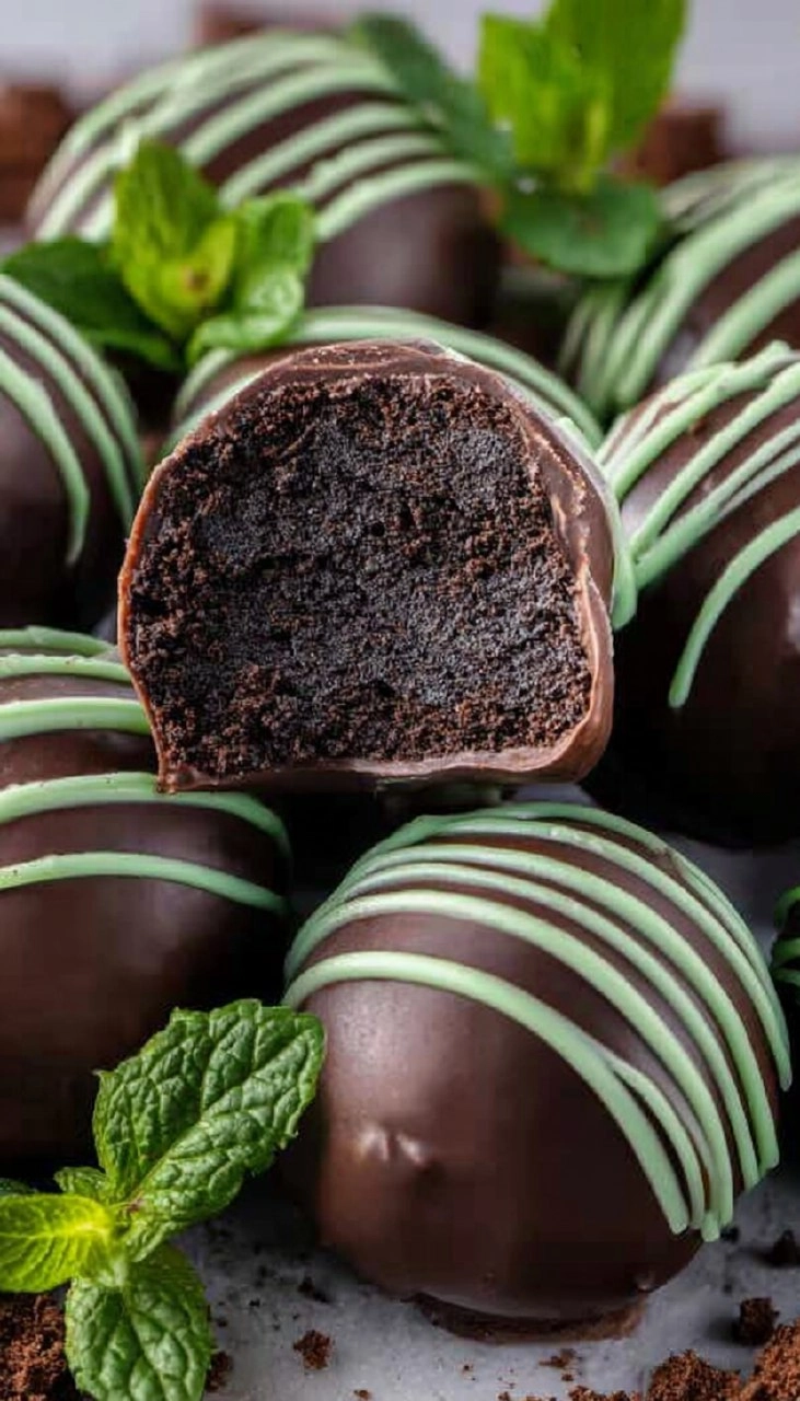 Mint Oreo Truffles