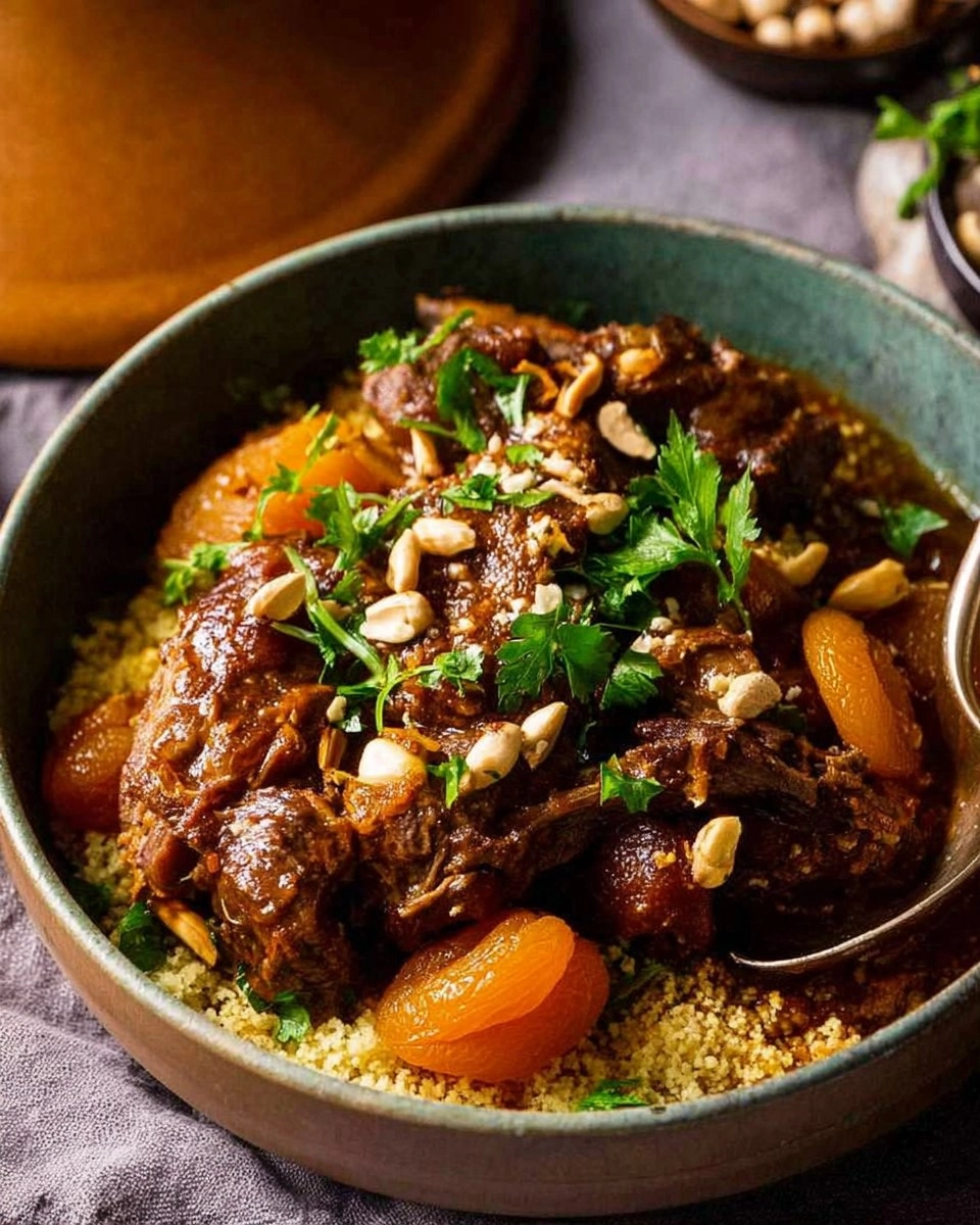 Moroccan Lamb Tagine | Slow-Braised Easter Centerpiece with Apricots & Spices