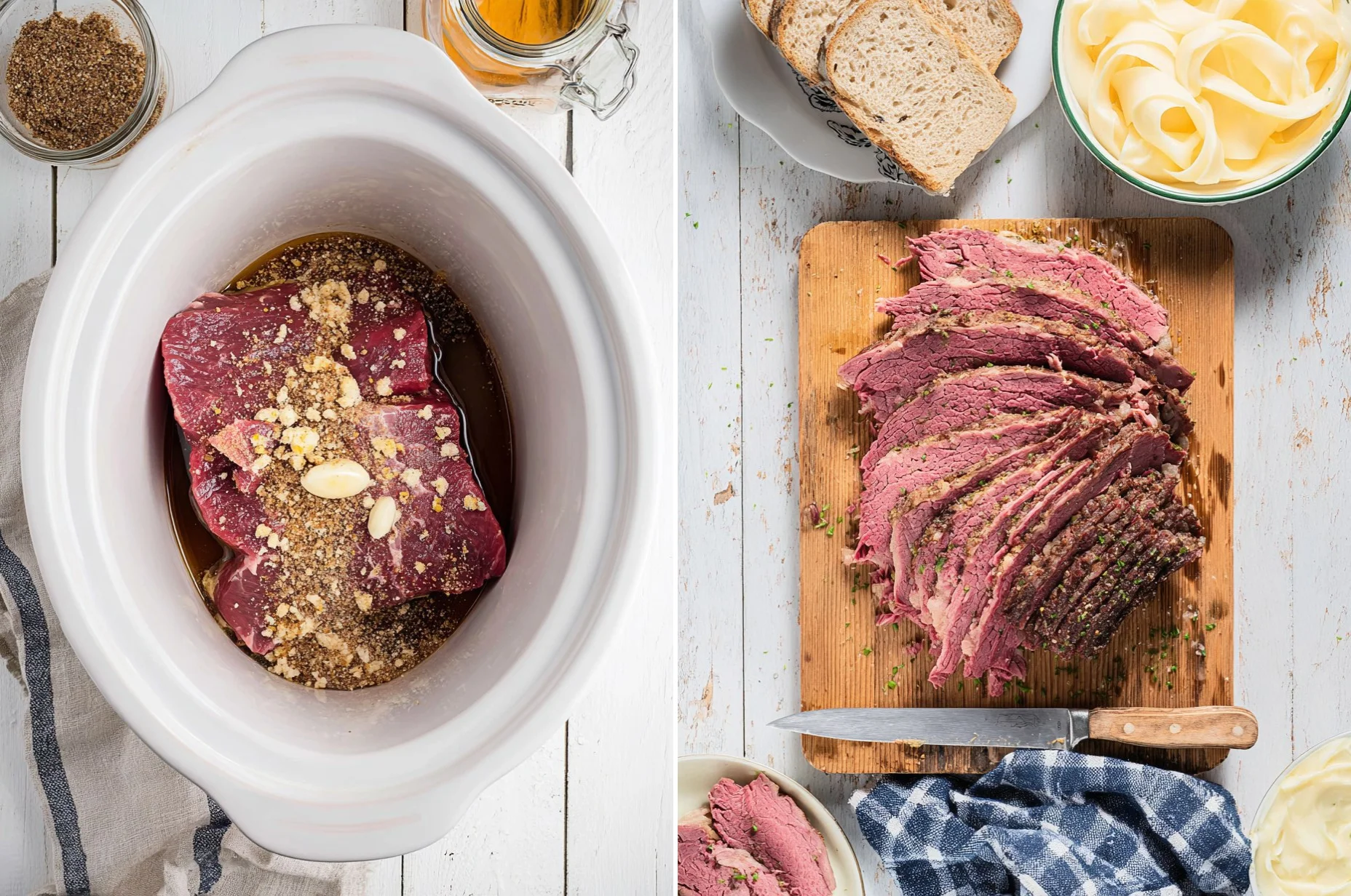 Slow Cooker Pastrami | Easy Crockpot Dinner