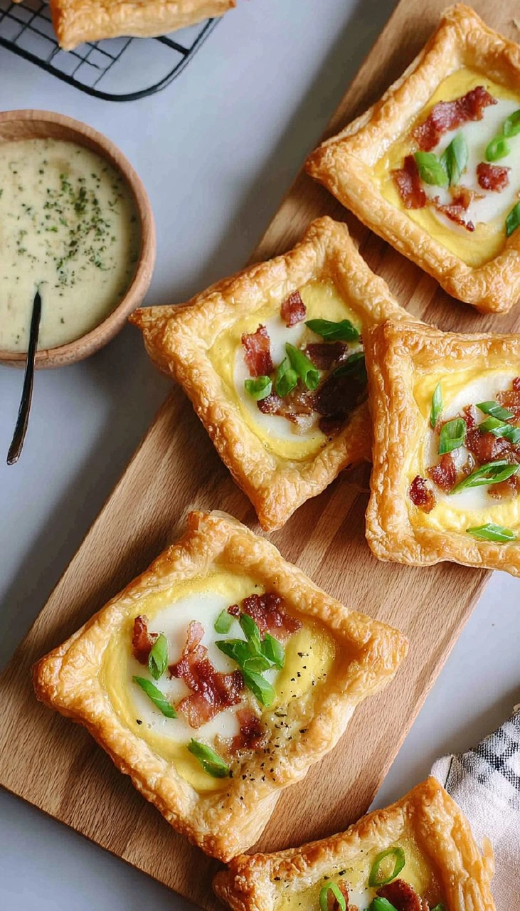 Spring Brunch Puff Pastry Egg Tarts 110 Spring Brunch Puff Pastry Egg Tarts
