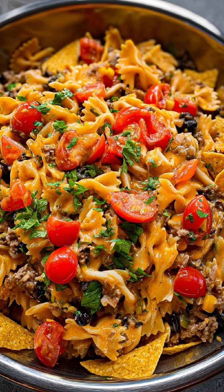 Taco Pasta Salad (Easy Summer Version)