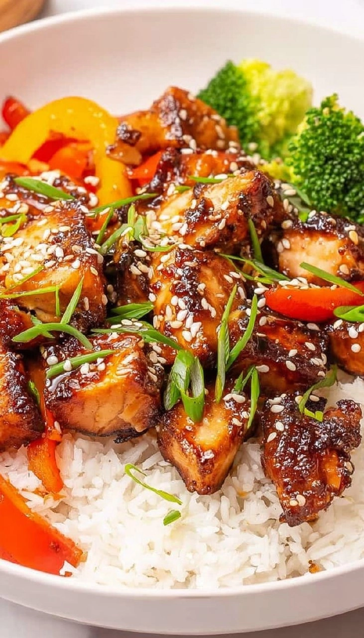 The Best Teriyaki Salmon Stir Fry