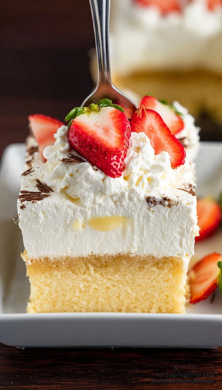 Tres Leches Cake | Authentic Mexican Three-Milk Celebration Dessert