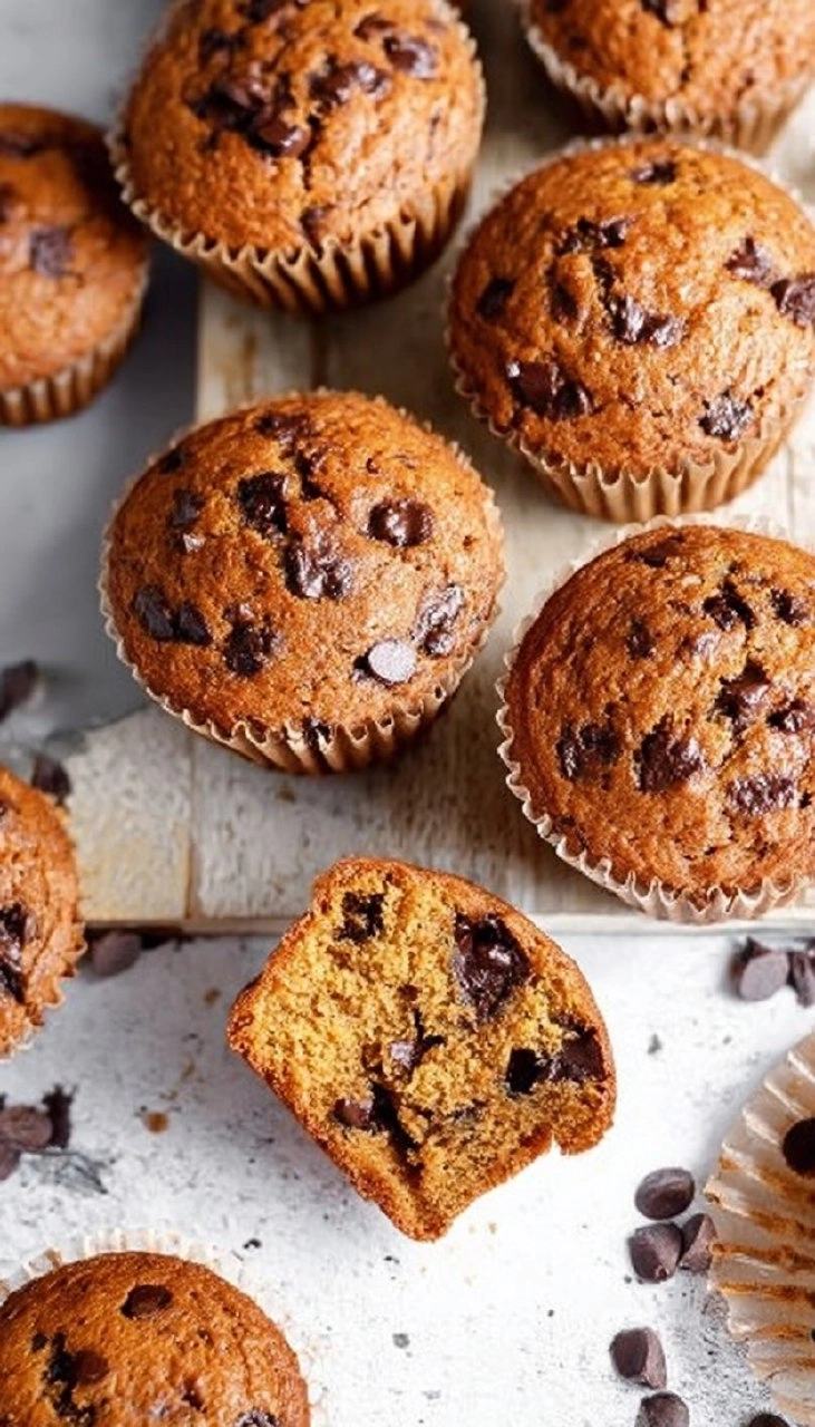 Almond Flour Chocolate Chip Muffins (Soft, Moist & Easy One Bowl)