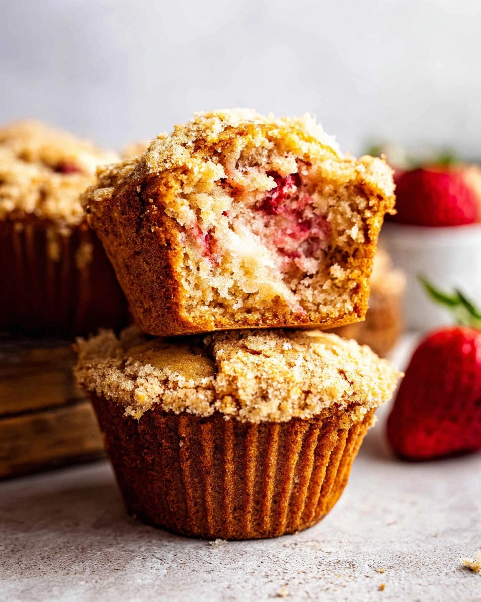 Almond Flour Strawberry Muffins