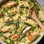 Asparagus-Orzo-with-Chicken-Recipe