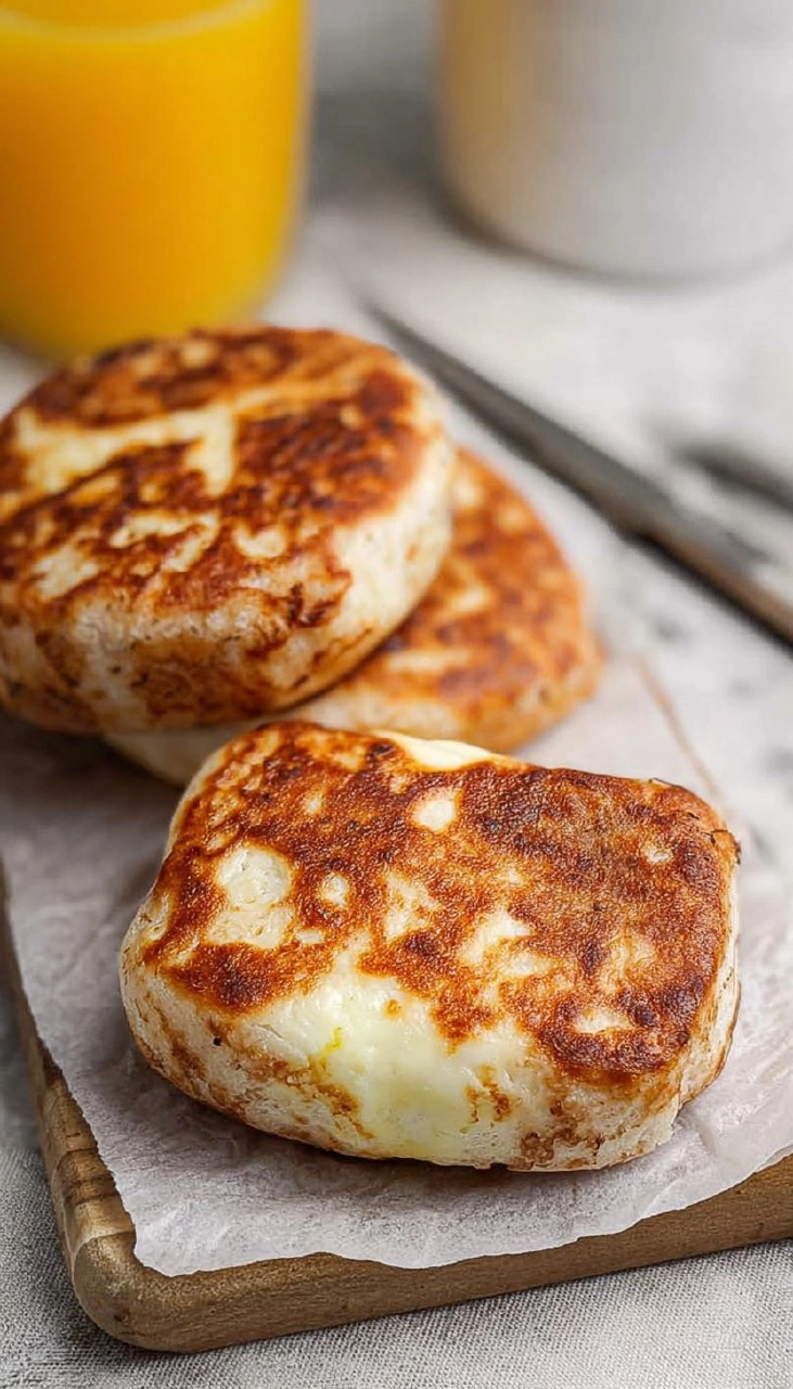 Breakfast Stuffed Cottage Cheese English Muffins (High-Protein!)
