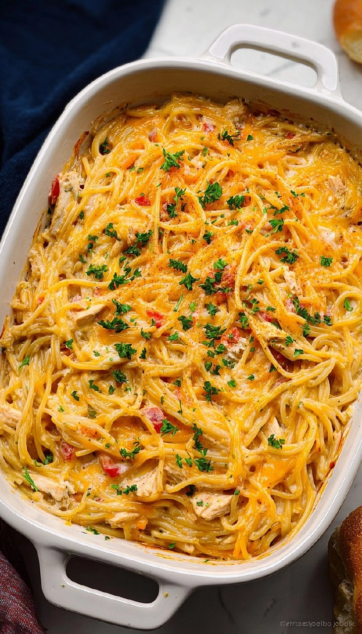 Chicken Spaghetti That Makes Dinner So Easy