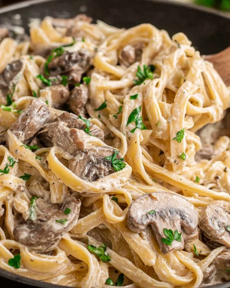 Creamy-Mushroom-Pasta-Recipe
