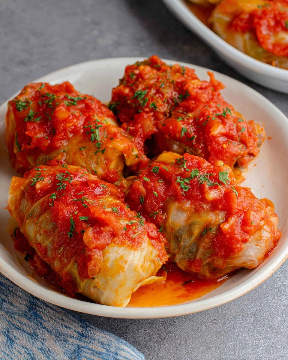 Easy Vegan Stuffed Cabbage Rolls