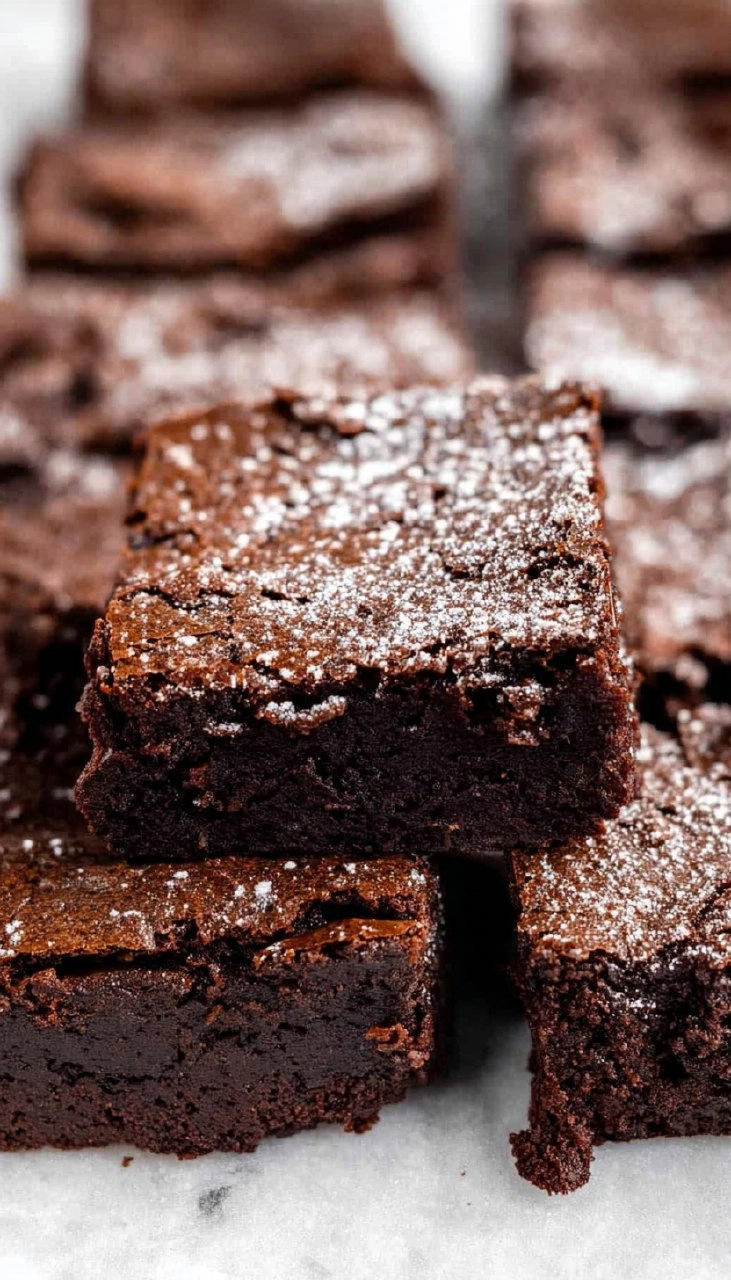 Fudgy Vegan Brownies (Applesauce Brownies)