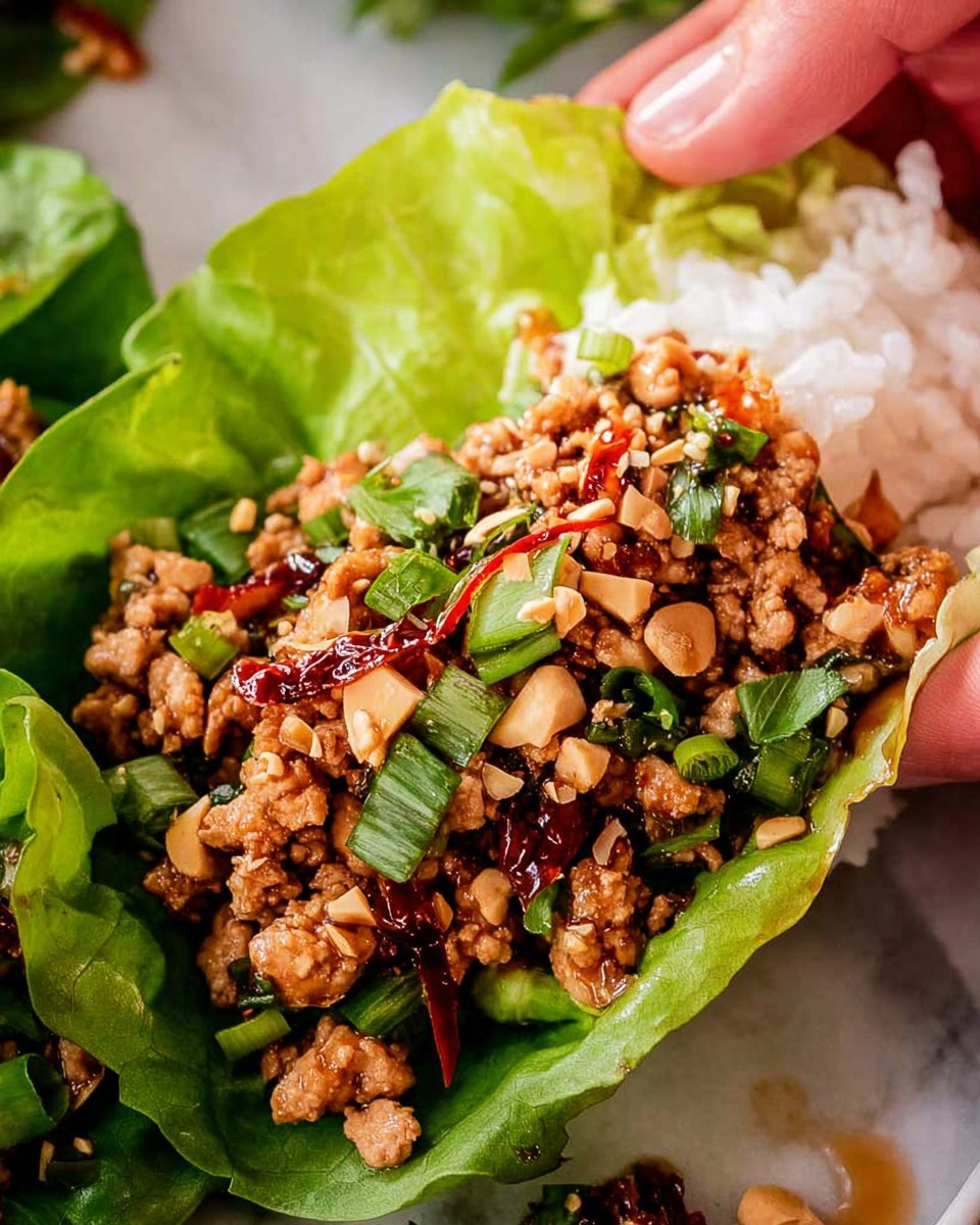 Ground Chicken Lettuce Wraps 124 Ground Chicken Lettuce Wraps