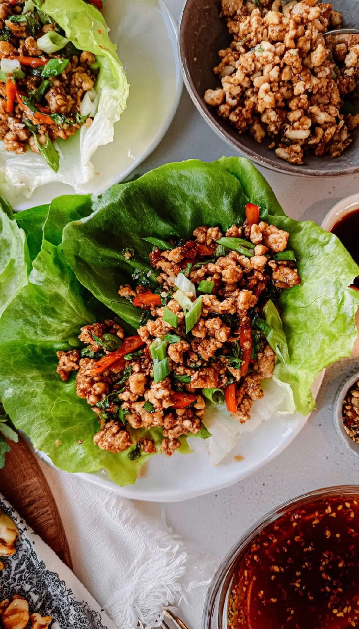 Ground Chicken Lettuce Wraps 125 Ground Chicken Lettuce Wraps